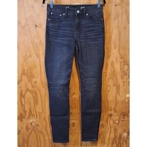 J.Crew Toothpick Jeans Women's 27 Tall Black Classic Skinny Basic Normcore